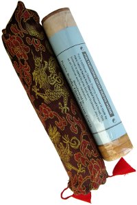 Купить Благовоние Pure Traditional Tibetan Praying Incense (в чехле из ткани), 17 см в интернет-магазине Dharma.ru