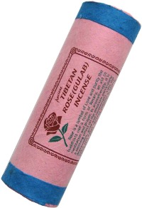 Купить Благовоние Tibetan Rose (Gulab) Incense (Тибетская роза), 30 палочек по 11 см (уценка) в интернет-магазине Dharma.ru