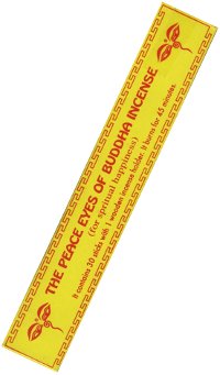 Купить Благовоние The Peace Eyes of Buddha Incense, 30 палочки по 17 см в интернет-магазине Dharma.ru