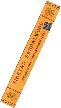 Купить Благовоние Tibetan Sandalwood Incense, 25 палочек по 19 см в интернет-магазине Dharma.ru