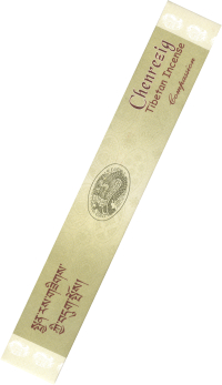 Купить Благовоние Chenrezig Tibetan Incense, 32 палочек по 19 см (уценка) в интернет-магазине Dharma.ru