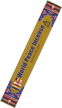 Купить Благовоние World Peace Incense, 24 палочки по 21 см в интернет-магазине Dharma.ru